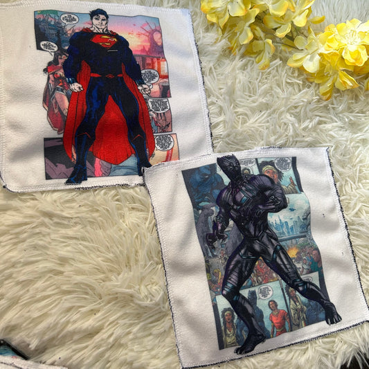 Débarbouillette personnage super heros