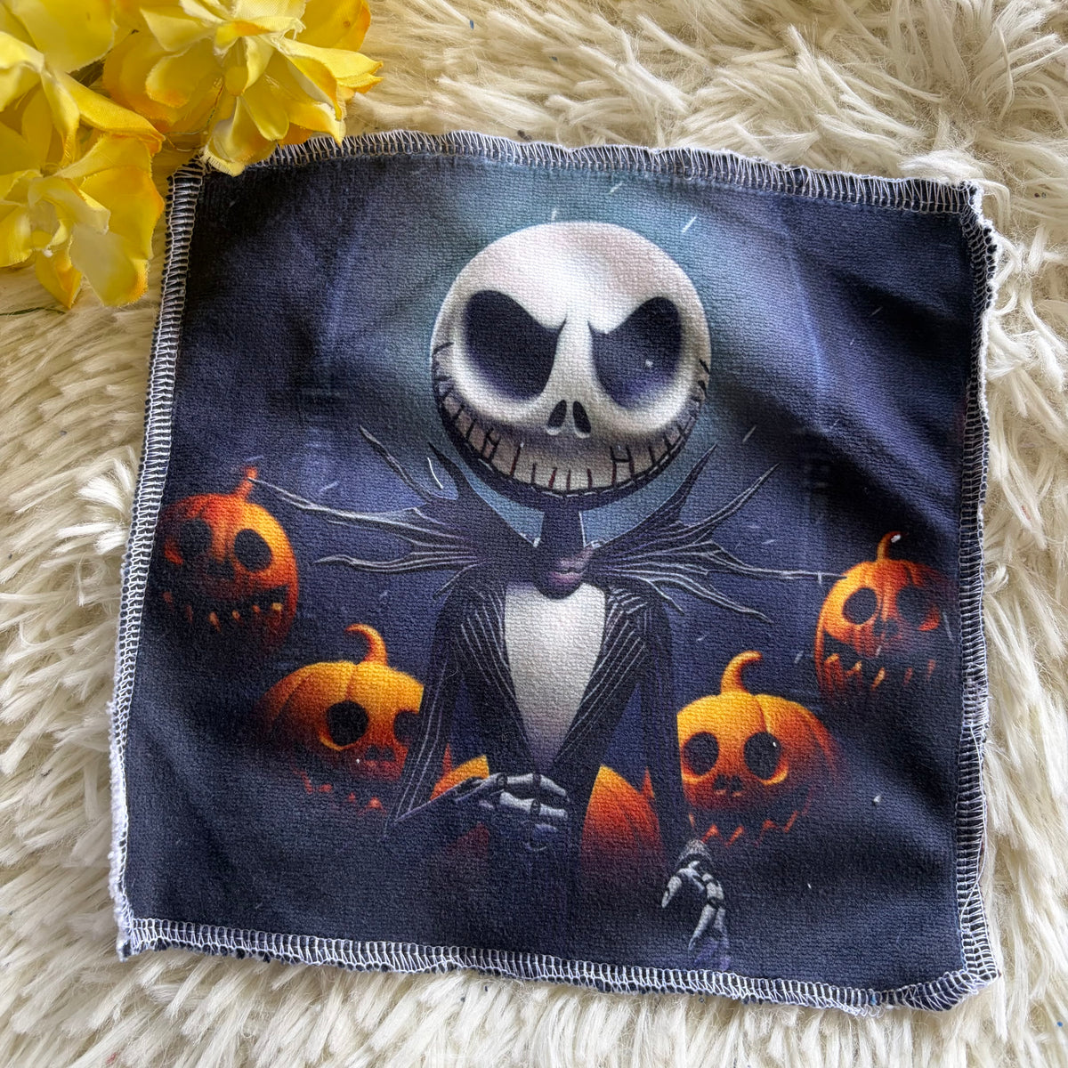 Débarbouillette personnage Halloween jack