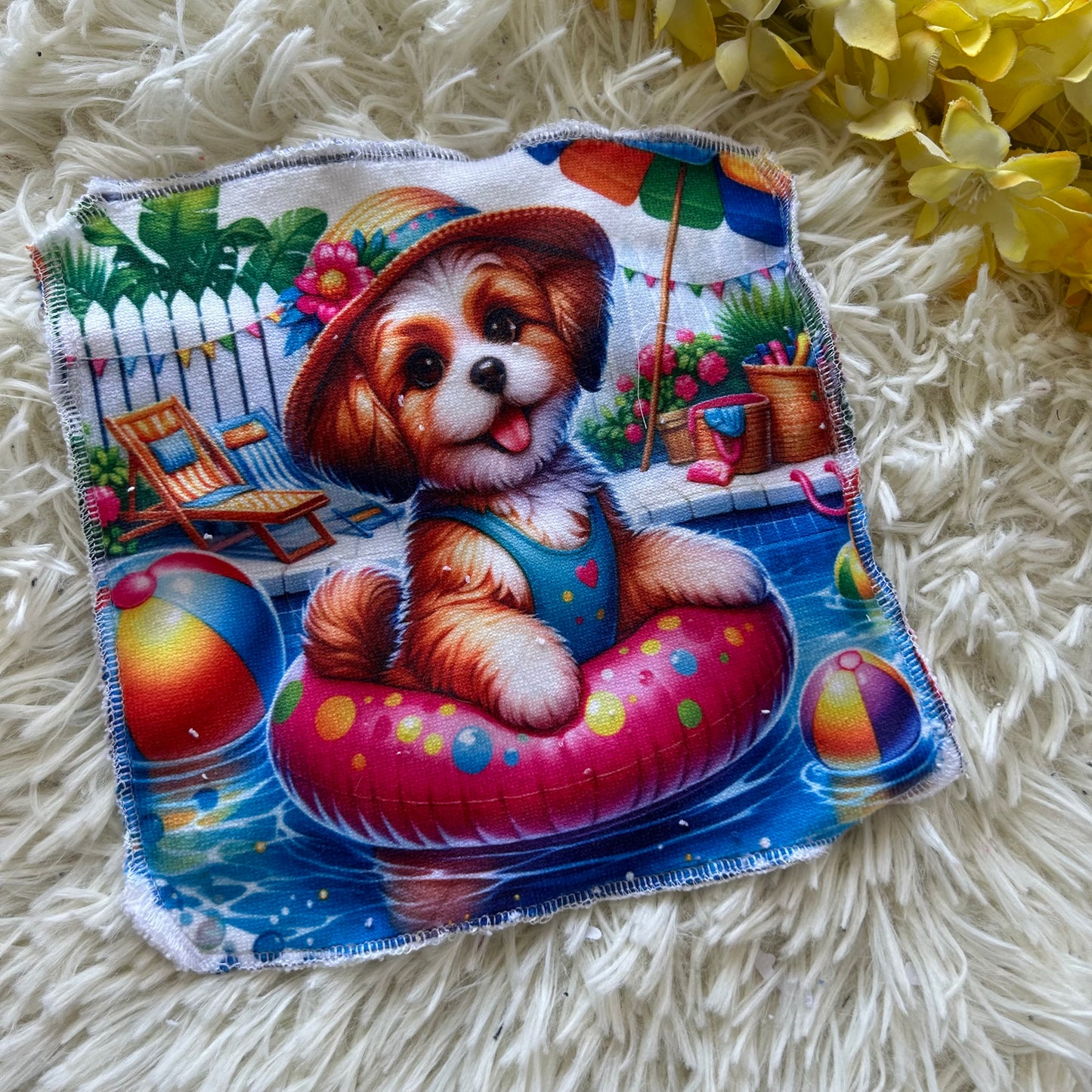 Débarbouillette animaux