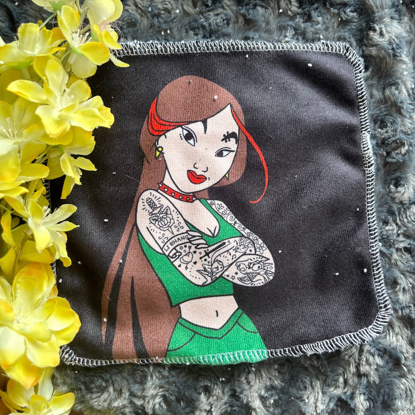 Débarbouillette princesse rebelle