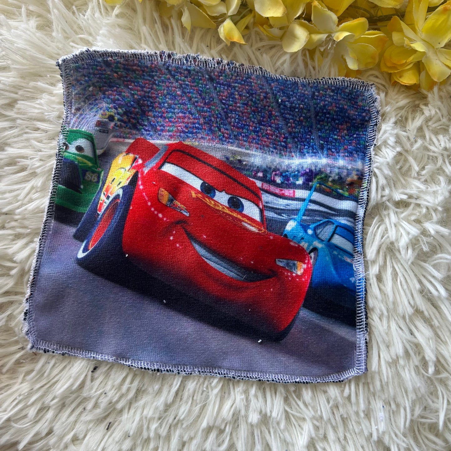 Débarbouillette personnage auto