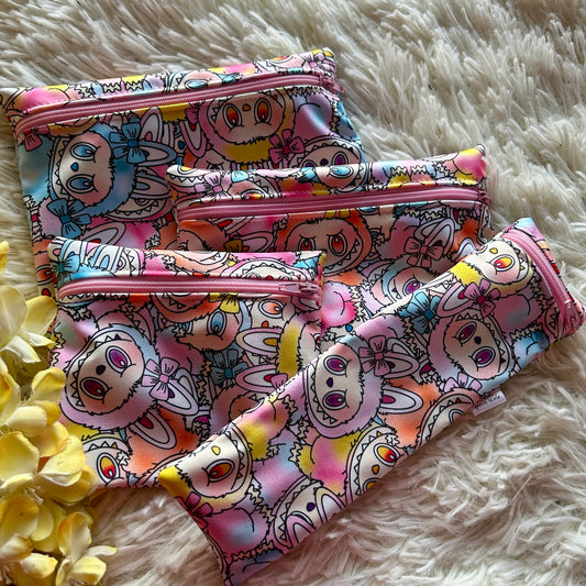 Kit sac à sandwich/collation/ustencile personnage monstre