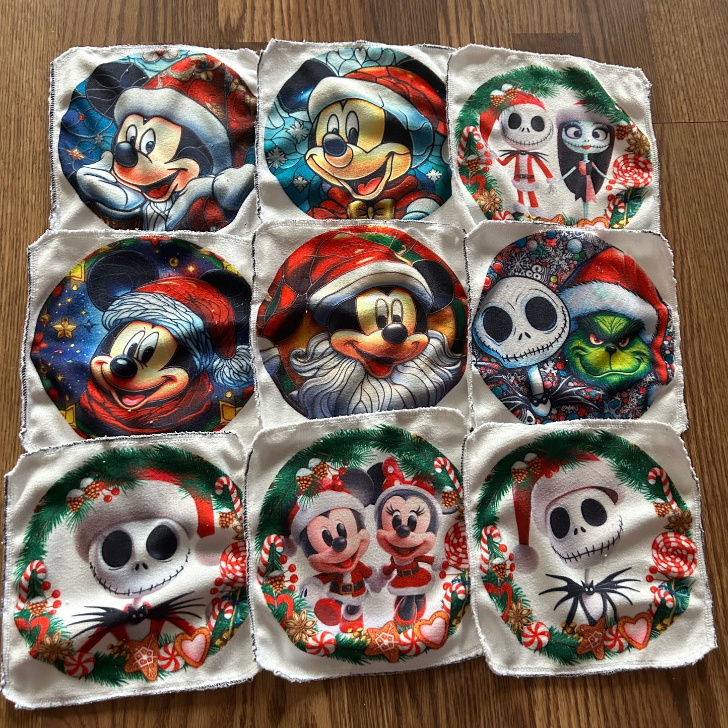 Débarbouillette personnage souris jack noel