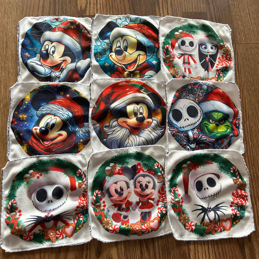 Débarbouillette personnage souris jack noel