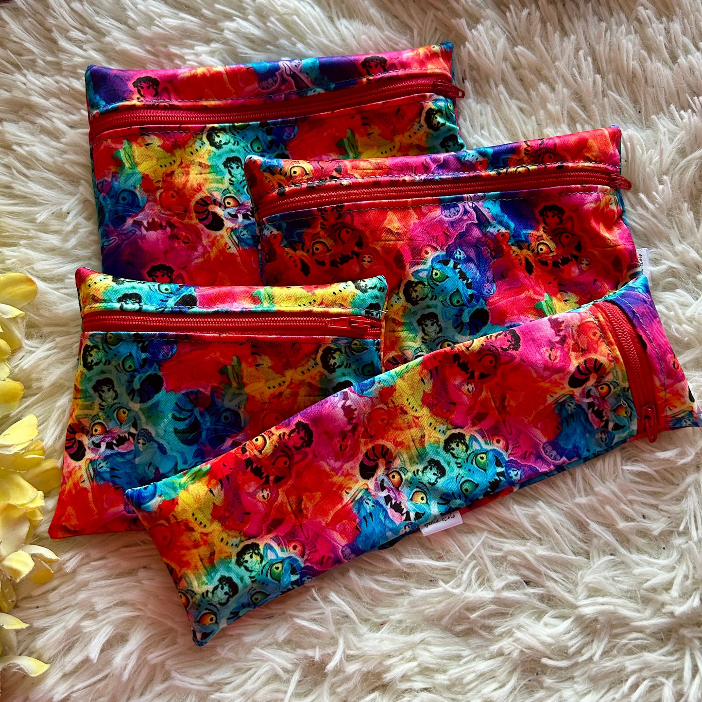 Kit sac à sandwich/collation/ustencile personnage