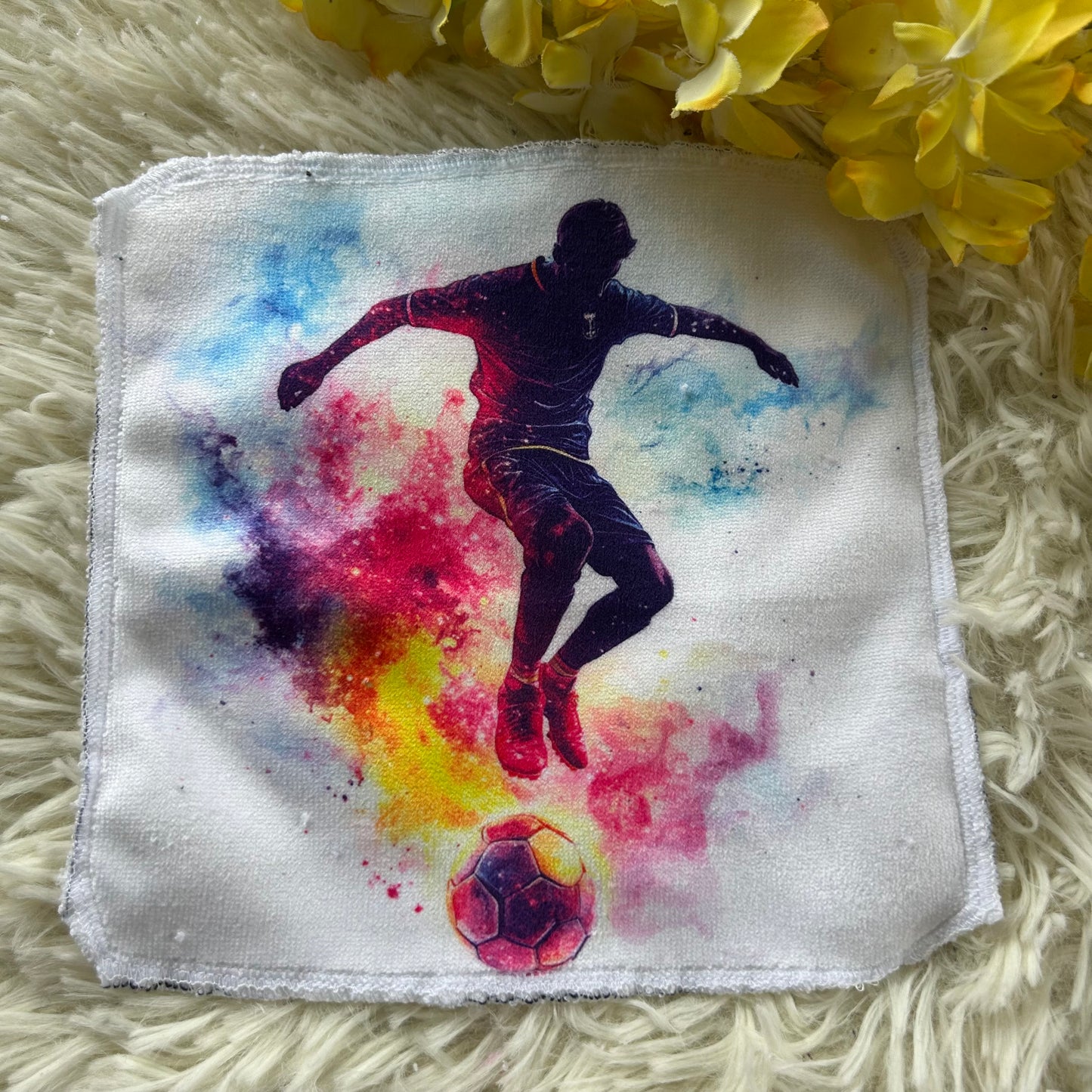 Débarbouillette soccer