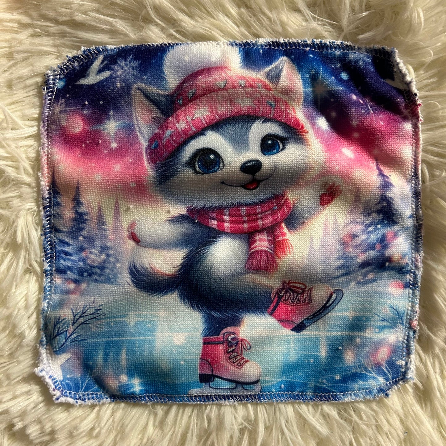 Débarbouillette chien hivers