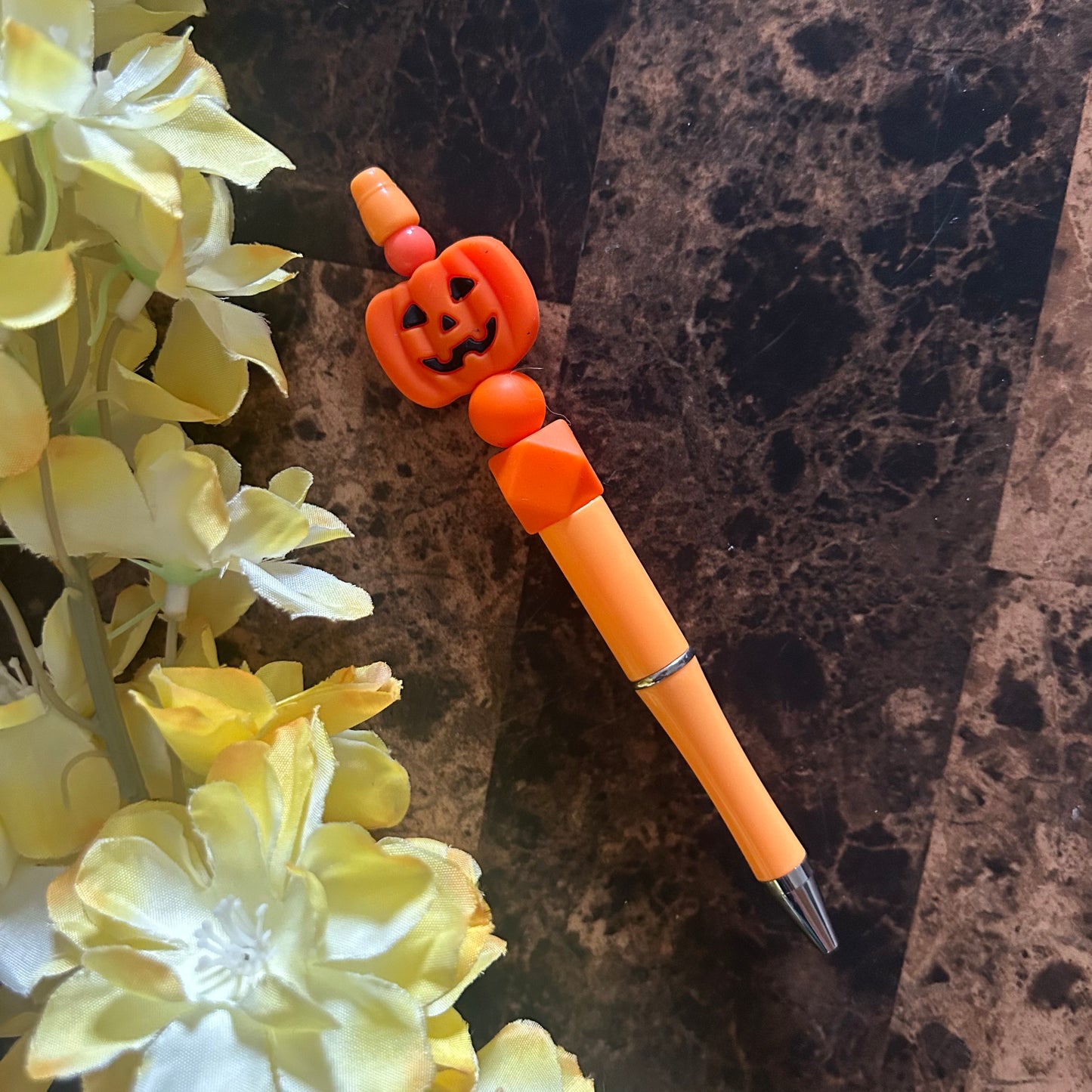 Stylo citrouille halloween