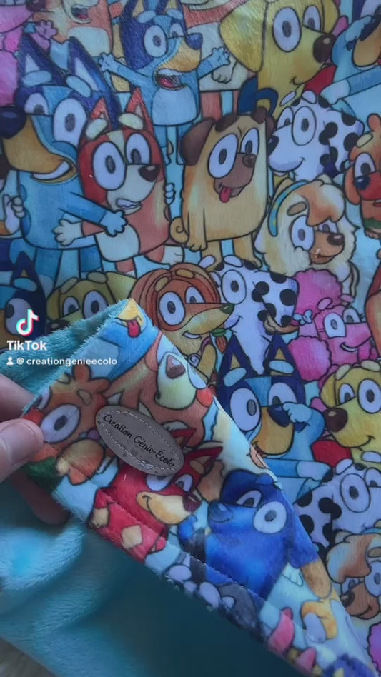 Doudou 30x40 personnage chien